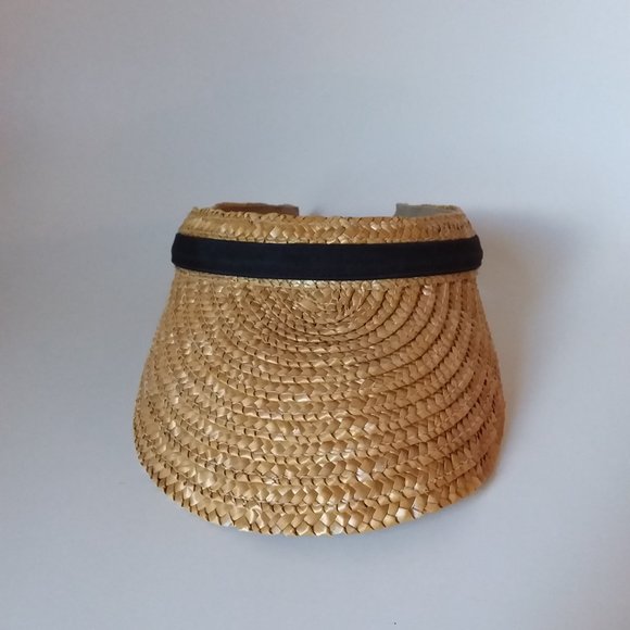 Women’s Straw Sun Visor - Picture 1 of 6
